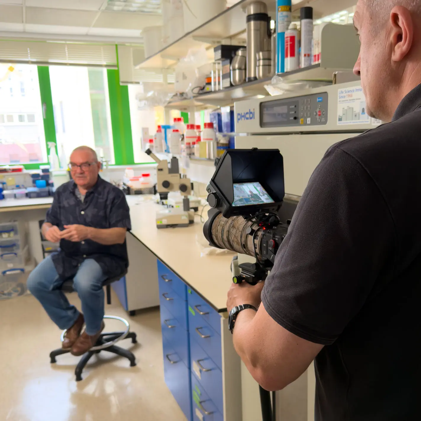 Filming the ECLIPSED Documentary at UCL